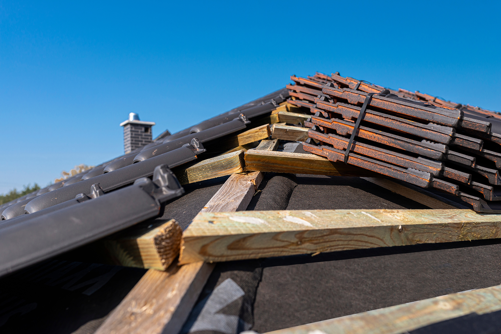 New roofing tiles to go on roof in brighton New roofing tiles to go on roof in newhaven